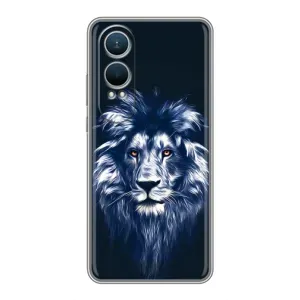 Чехол со Львом для OnePlus Nord CE4 Lite (VPrint) (Синий Лев)