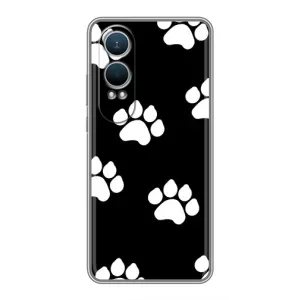 Чехлы с собаками для OnePlus Nord CE4 Lite (VPrint) (Следы собаки)
