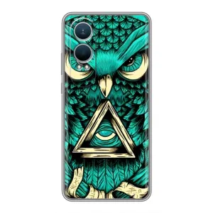 Чехол с птицами на OnePlus Nord CE4 Lite (VPrint) (Сова с глазом)