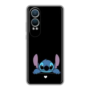 Чехол с принтом Стич на OnePlus Nord CE4 Lite (Стич на черном)