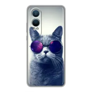 Чехол с принтом для OnePlus Nord CE4 Lite (AlphaPrint) Модные коты (Стильный кот)
