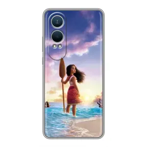 Чехол с мультфильмом Моана OnePlus Nord CE4 Lite (Моана с веслом)