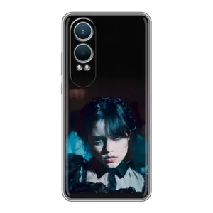 Чехлы Венсдей на OnePlus Nord CE4 Lite Уэнсдей (AlphaPrint) (взгляд Уэнздей)