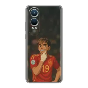 Чехол с футболистом Ламин Ямаль OnePlus Nord CE4 Lite (Ямаль аниме)