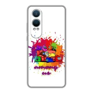 Чехол Амонг Ас для OnePlus Nord CE4 Lite (AlphaPrint) (Яркий АмонгАс)