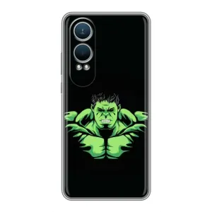 Чехлы с героями Марвел OnePlus Nord CE4 Lite (VPrint) (Зелёный Халк)