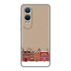 Новогодние, Праздничные Чехлы для OnePlus Nord CE4 Lite - 2024 год (Зимний город)