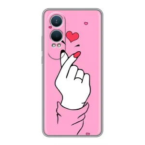 Чехол с принтом для OnePlus Nord CE4 Lite (AlphaPrint - Знак сердечка) (Знак Love)