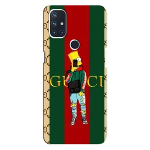 Брендновые Чехлы для OnePlus Nord N10 5G - (PREMIUMPrint) (Барт ГУЧЧИ)