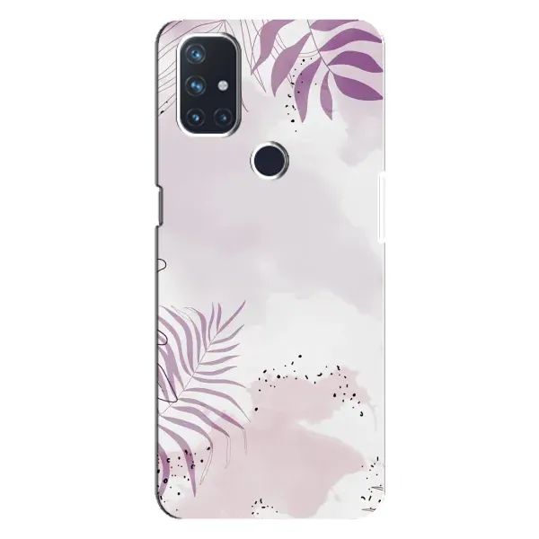 Чохол з принтом «Фіолетове листя» для OnePlus Nord N10 5G