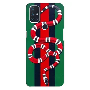 Чехлы ГУЧЧИ для Норд Н10 5G (AlphaPrint) (Gucci змия)