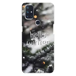Новогодние, Праздничные Чехлы для OnePlus Nord N10 5G - 2024 год (Hello winter)