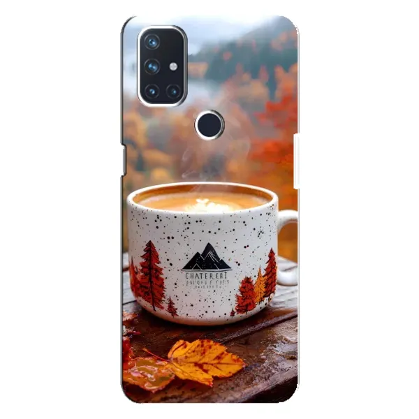 Чохол з принтом «Кава на природі» для OnePlus Nord N10 5G
