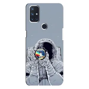 Чехол NASA для OnePlus Nord N10 5G (AlphaPrint) (Космонавт фото)