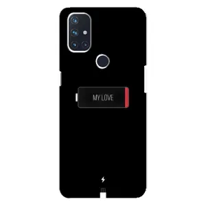 Чехлы для любимой на Норд Н10 5G (VPrint) (Love battery)