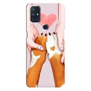 Чехлы с собаками для OnePlus Nord N10 5G (VPrint) (Любовь к собакам)