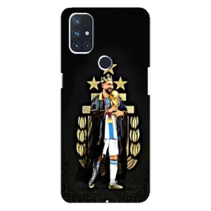 Чехлы для OnePlus Nord N10 5G (Leo чемпион) (AlphaPrint) (Месси Король)