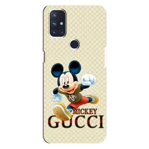 Чехол Disney Mouse OnePlus Nord N10 5G (PREMIUMPrint) (Mikki Gucci)