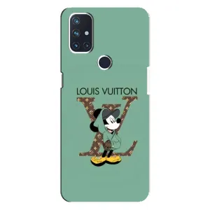 Чехлы Луи Витон для OnePlus Nord N10 5G (AlphaPrint - LOUIS VUITTON) (Микки Маус LV)