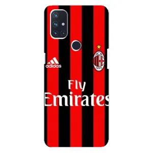 Чехлы для OnePlus Nord N10 5G (VPrint) - Футбольные клубы (Milan)