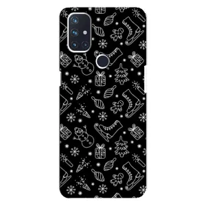 Новогодние, Праздничные Чехлы для OnePlus Nord N10 5G - 2024 год (Новогодний фон)