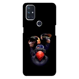 Чехол с Обезьянами OnePlus Nord N10 5G - (AlphaPrint) (Три обезьяны)