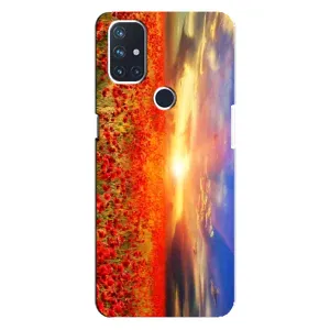 Чехол с картинкой (Стильные) для Норд Н10 5G - (AlphaPrint) (Поле тюльпанов)