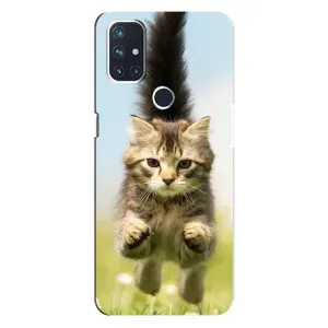 Чехлы с Котиками для OnePlus Nord N10 5G (VPrint) (Прыжок кота)