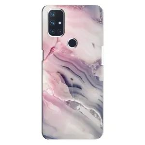 Мраморный чехол на OnePlus Nord N10 5G (VPrint) (Пурпурный Мрамор)