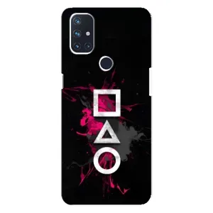 Чехол Гра в кальмара для OnePlus Nord N10 5G (Символы Игра кальмара)