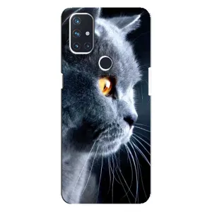 Чехлы с Котиками для OnePlus Nord N10 5G (VPrint) (Серый Кот)