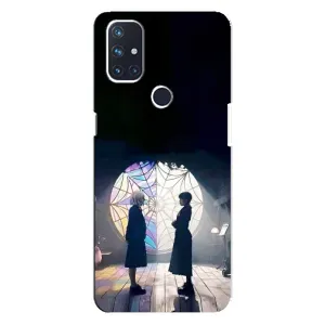 Чехлы Венсдей на OnePlus Nord N10 5G Уэнсдей (AlphaPrint) (Уэнздей и Инид)