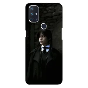 Чехол с дизайном Венздей 2 на OnePlus Nord N10 5G (Темный стиль Уэнздей)