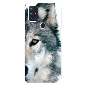 Чехлы с картинками животных OnePlus Nord N10 5G (Волк)