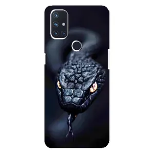 Чехол с картинкой «Хищники» для OnePlus Nord N10 5G (Черная змея)