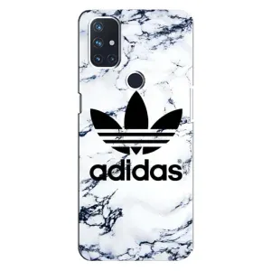 Чехлы Адидас для OnePlus Nord N100 (AlphaPrint) (Адидас на мраморе)