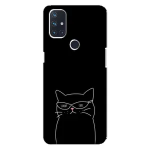 Чохол з малюнком кіт на OnePlus Nord N100 (Байдужий кіт)