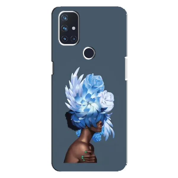 Чехол с принтом «Цветы на голове» для OnePlus Nord N100 Чехол с принтом «Цветы на голове» для OnePlus Nord N100