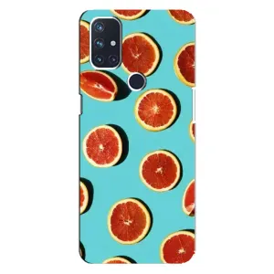 Чехлы с Фруктами для OnePlus Nord N100 (VPrint) (Грейпфрут)