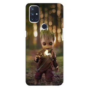 Чехол МАРВЕЛ для ВанПлас Норд Н100 (AlphaPrint) (I am Groot)