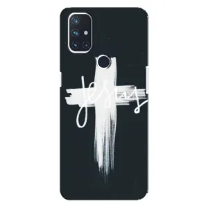 Чехол для OnePlus Nord N100 (AlphaPrint) - (Христианские) (Иисус)