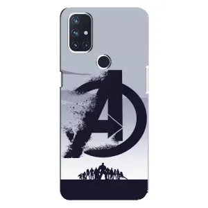 Чехлы с героями Марвел OnePlus Nord N100 (VPrint) (Команда А)