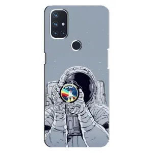 Чехол NASA для OnePlus Nord N100 (AlphaPrint) (Космонавт фото)