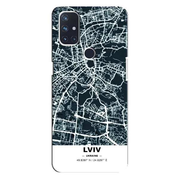 Чехол с принтом «Львов» для OnePlus Nord N100