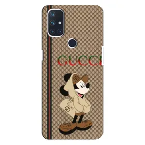 Чехлы ГУЧЧИ для ВанПлас Норд Н100 (AlphaPrint) (Mickey GUCCI)