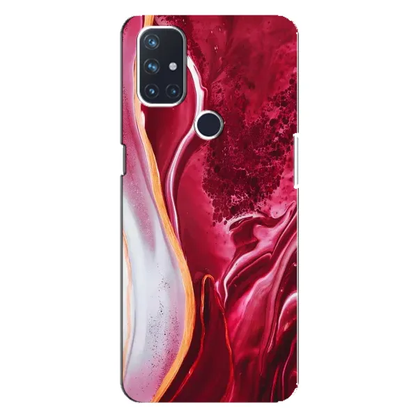 Чехол с принтом «Мрамор красный» для OnePlus Nord N100