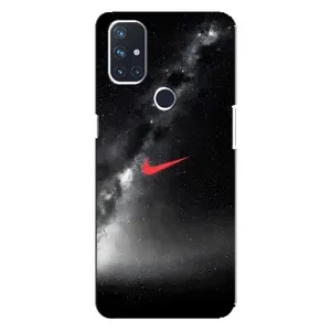 Чехол для OnePlus Nord N100 - с принтом Найк (AlphaPrint) (Найк красный)