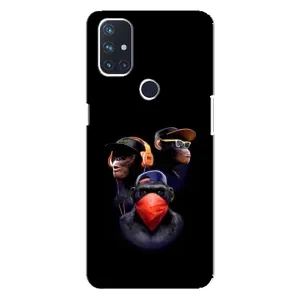 Чехол с Обезьянами OnePlus Nord N100 - (AlphaPrint) (Три обезьяны)