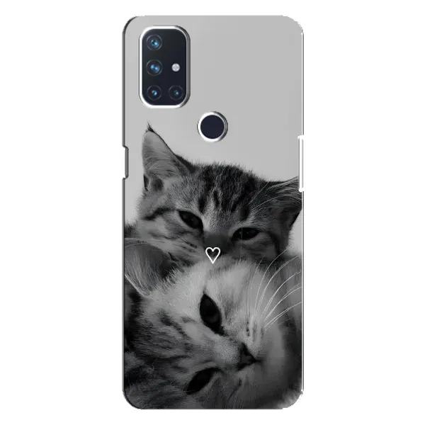 Чехол с принтом «Пара котов» для OnePlus Nord N100