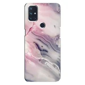 Мраморный чехол на OnePlus Nord N100 (VPrint) (Пурпурный Мрамор)